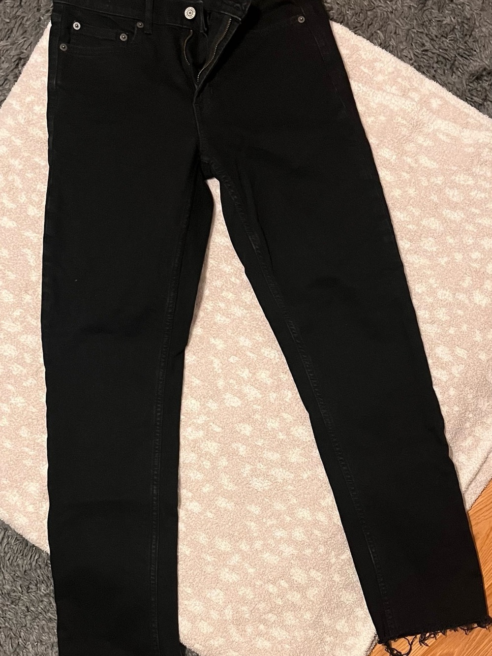GAP Vintage Slim Mid Rise Black Sz 28/6L